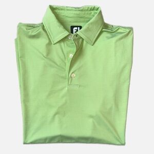 FootJoy Men’s Size L Green Golf Polo Shirt